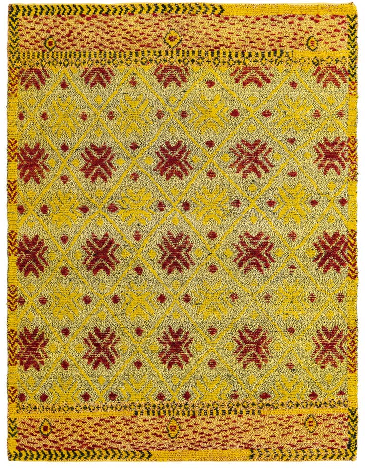 Detail image of 5' 6 x 8' Hand Knotted Darya Wool Rug