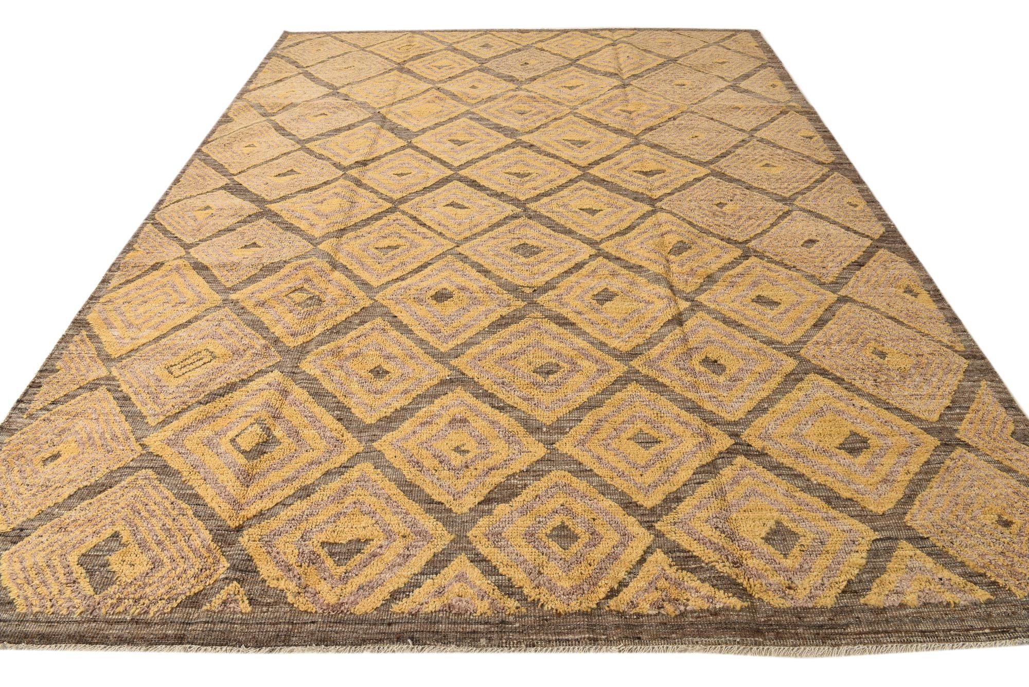 9' 2 x 12' Hand Knotted Darya Wool Rug