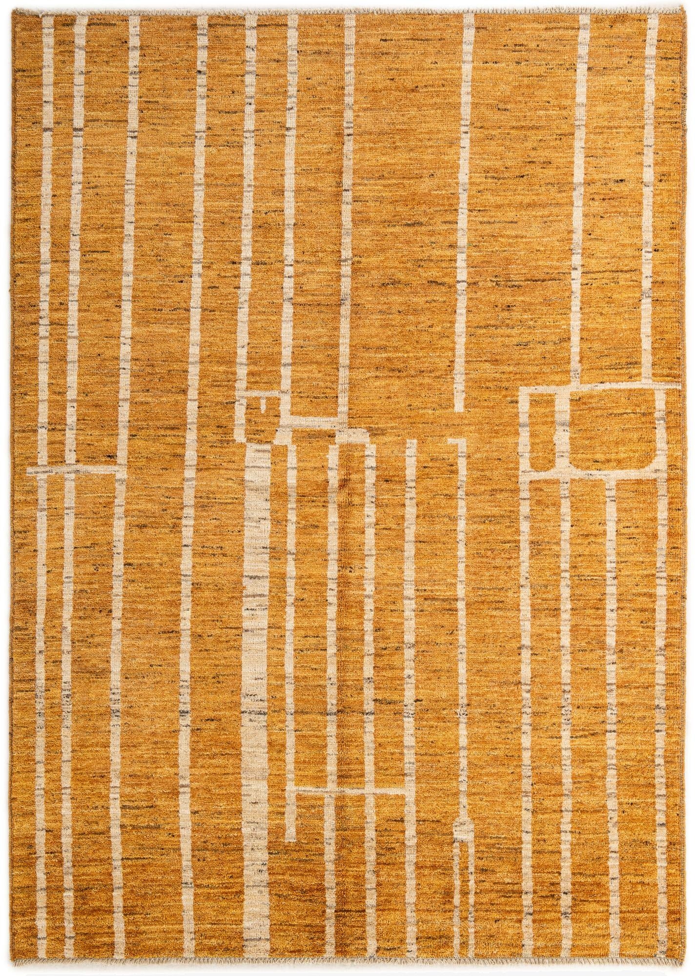 5' 7 x 7' 10  Hand Knotted Darya Wool Rug