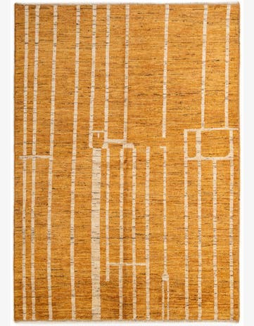 5' 7 x 7' 10 Hand Knotted Darya Wool Rug