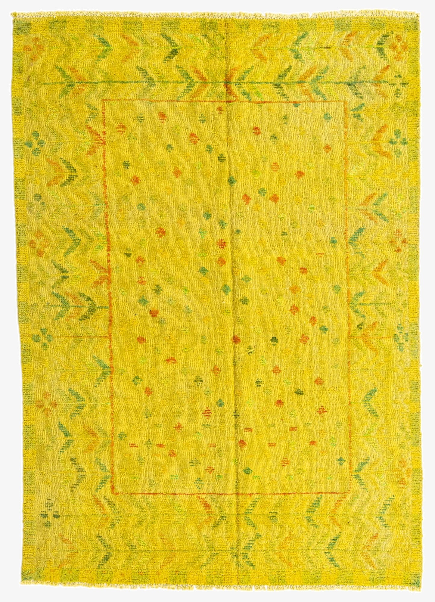 5' x 7' 2  Hand Knotted Darya Wool Rug