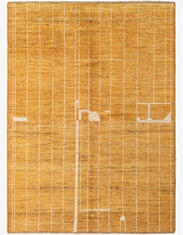 5' 9 x 7' 9 Hand Knotted Darya Wool Rug