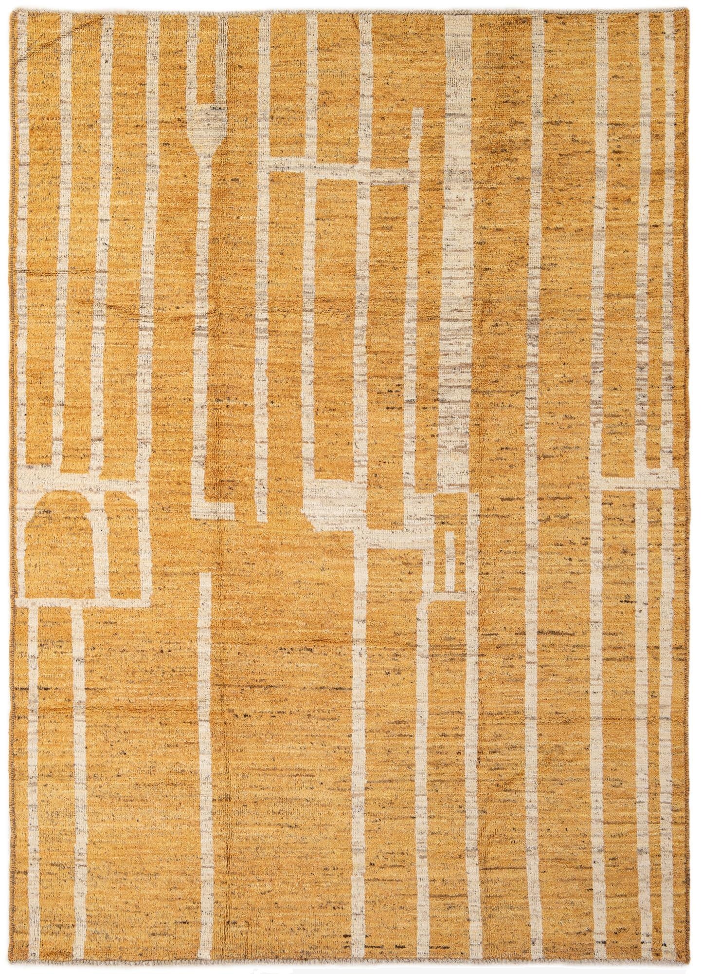 6' 9 x 9' 7  Hand Knotted Darya Wool Rug