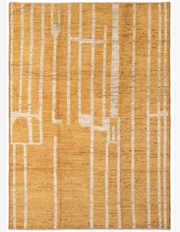 6' 9 x 9' 7 Hand Knotted Darya Wool Rug