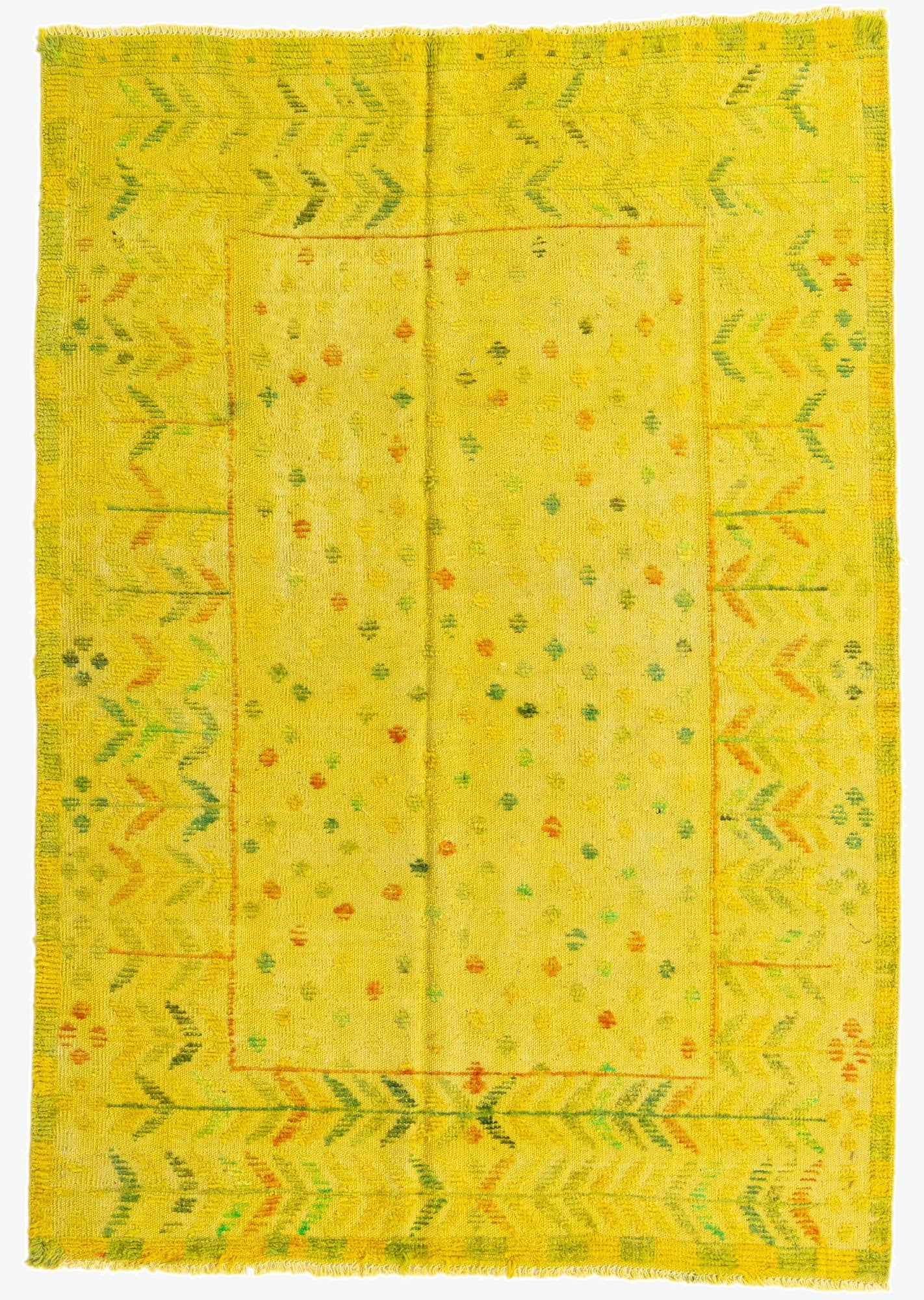 5' x 7' 3  Hand Knotted Darya Wool Rug