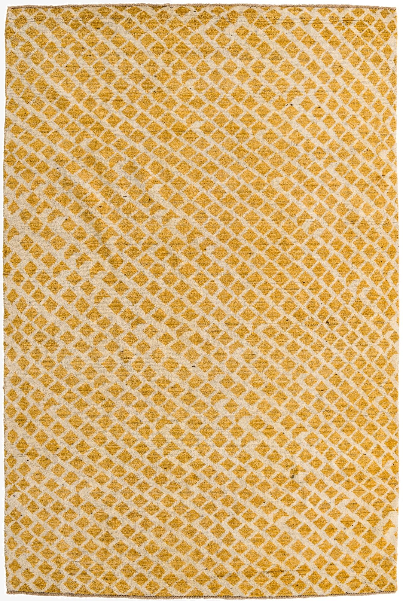 6' x 9' 1  Hand Knotted Darya Wool Rug