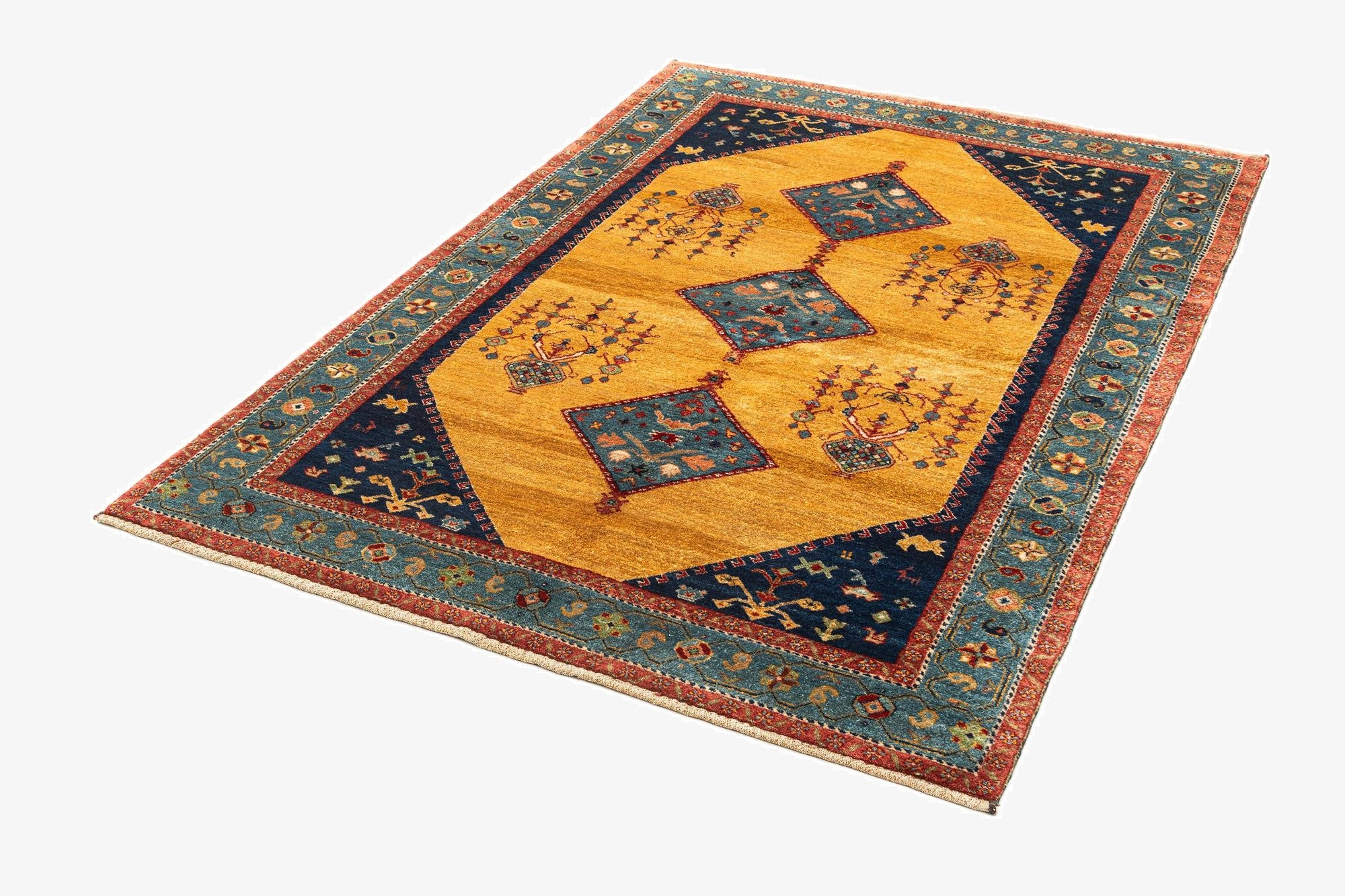 4' 8 x 6' 11 Gabbeh Rug