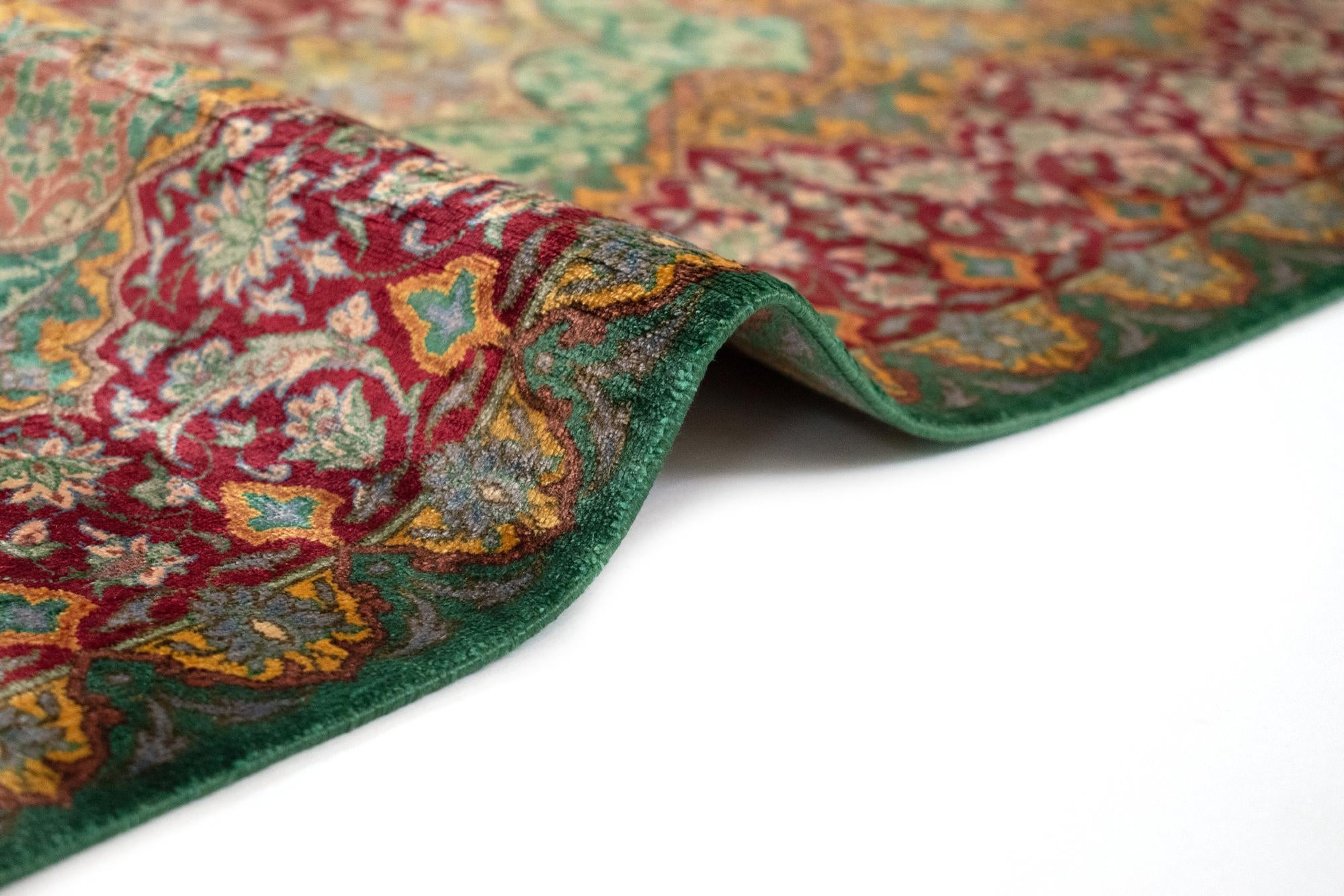 3' 3 x 4' 10 Ghom Silk Rug