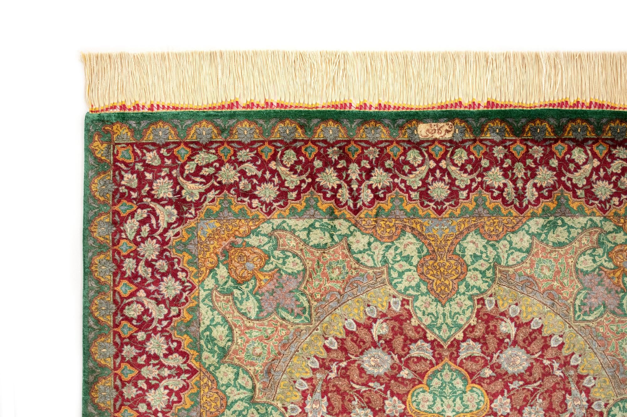 3' 3 x 4' 10 Ghom Silk Rug