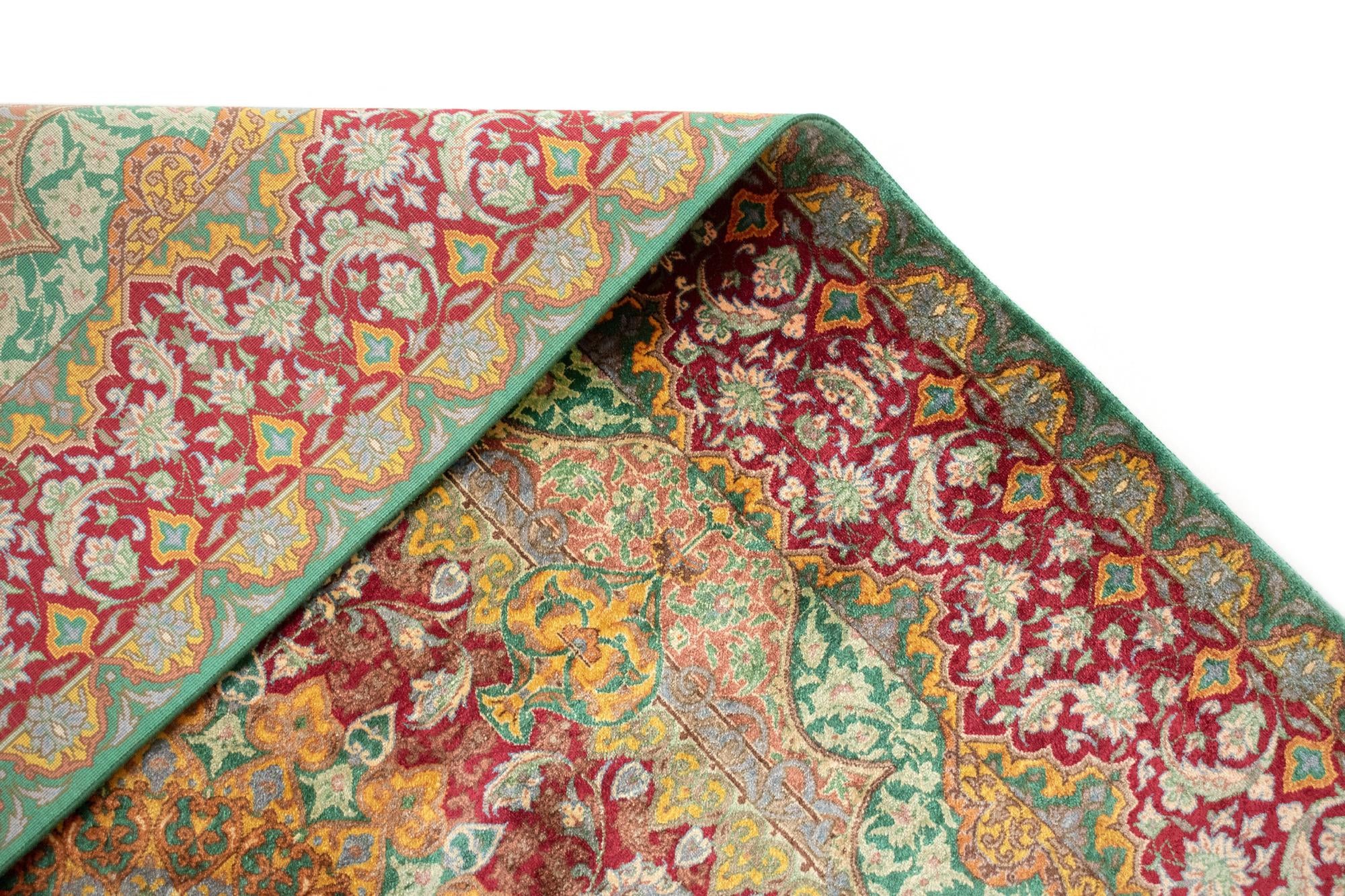 3' 3 x 4' 10 Ghom Silk Rug