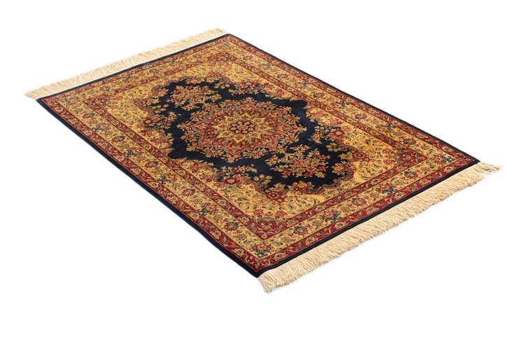 Detail image of 2' 7 x 3' 11 Ghom Silk Rug
