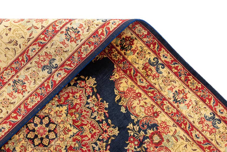 Detail image of 2' 7 x 3' 11 Ghom Silk Rug