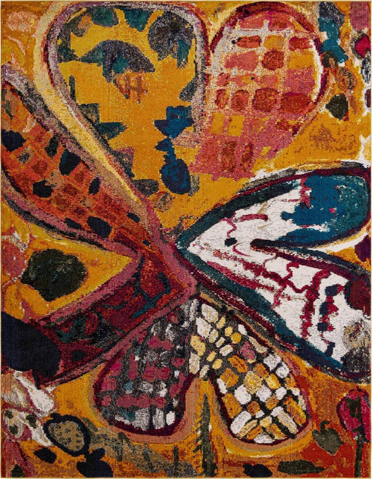 Detail image of 9' x 12' Washable Haerfest Rug