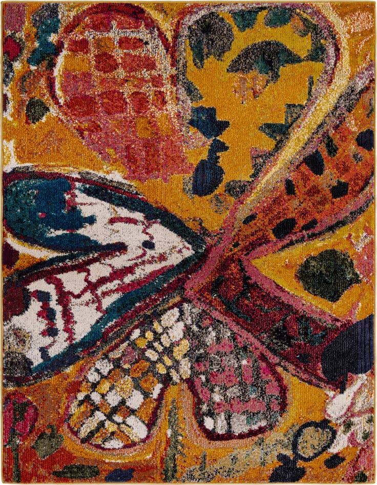 Detail image of 4' x 6' Washable Haerfest Rug
