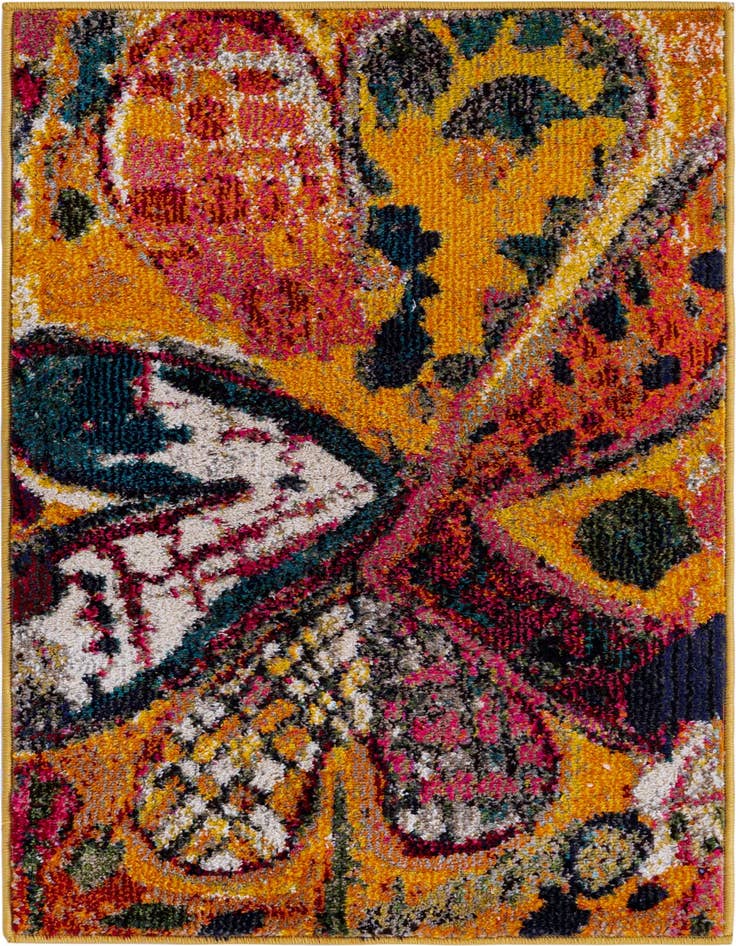 Detail image of 2' x 3' Washable Haerfest Rug