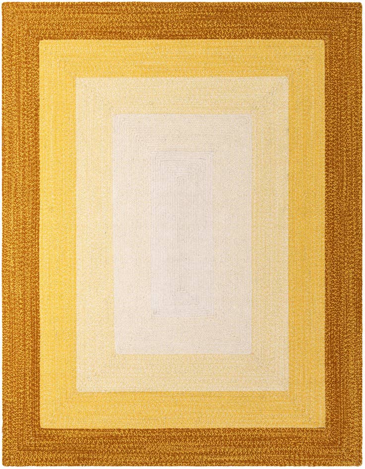 Detail image of 7' 10 x 10' Handmade Hand Braided Wool Rug