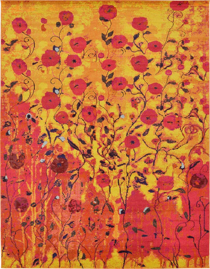 Detail image of 10' 6 x 16' 5 Washable Hyacinth Rug