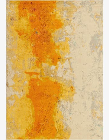 Yellow Washable Hyacinth Rug