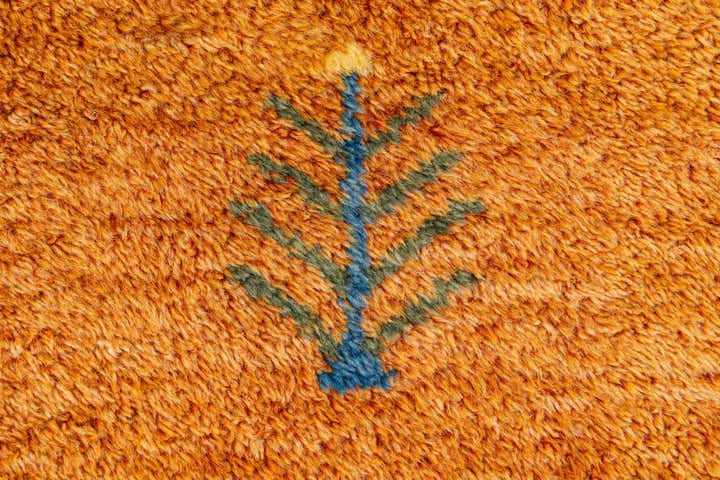 7' 2 x 9' 10 Hand Knotted Indo Gabbeh Wool Rug