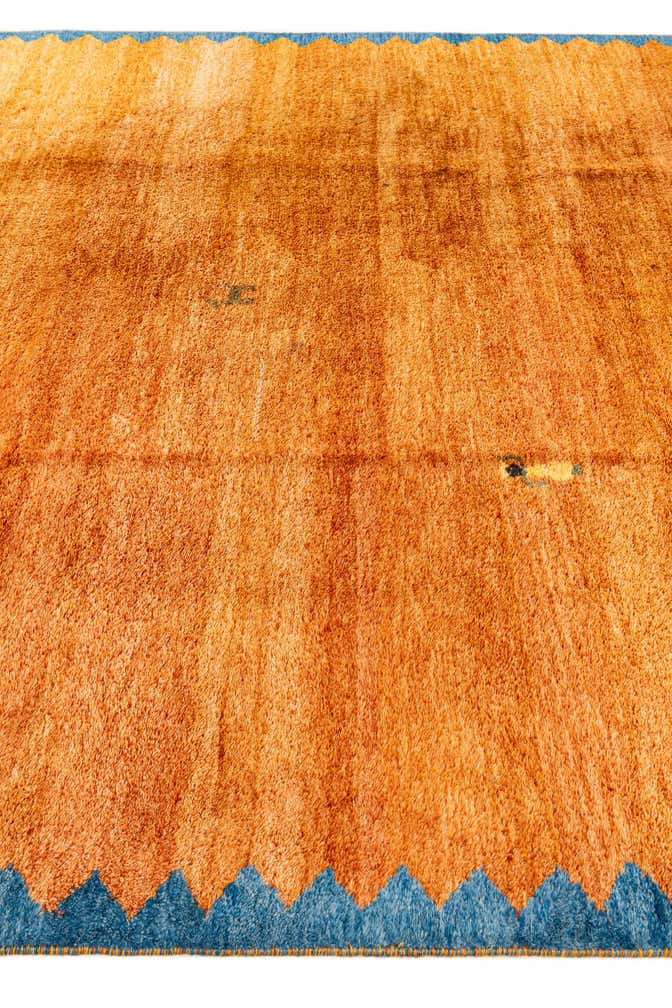 7' 2 x 9' 10 Hand Knotted Indo Gabbeh Wool Rug