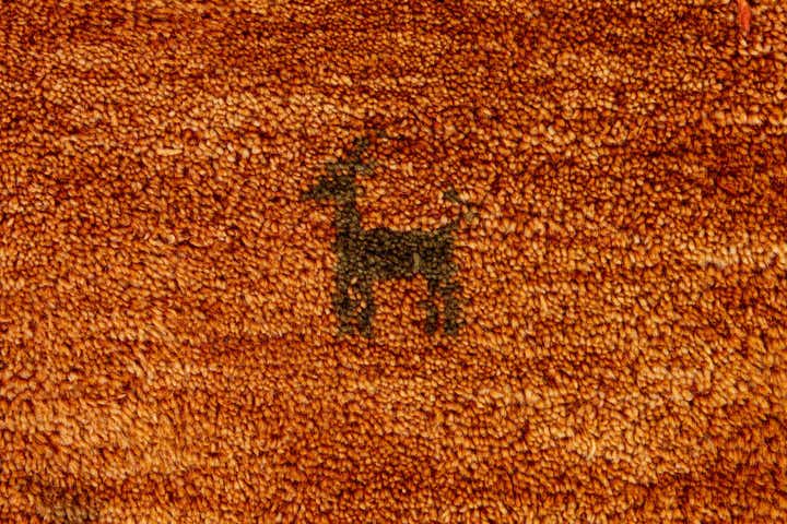 7' 2 x 9' 10 Hand Knotted Indo Gabbeh Wool Rug