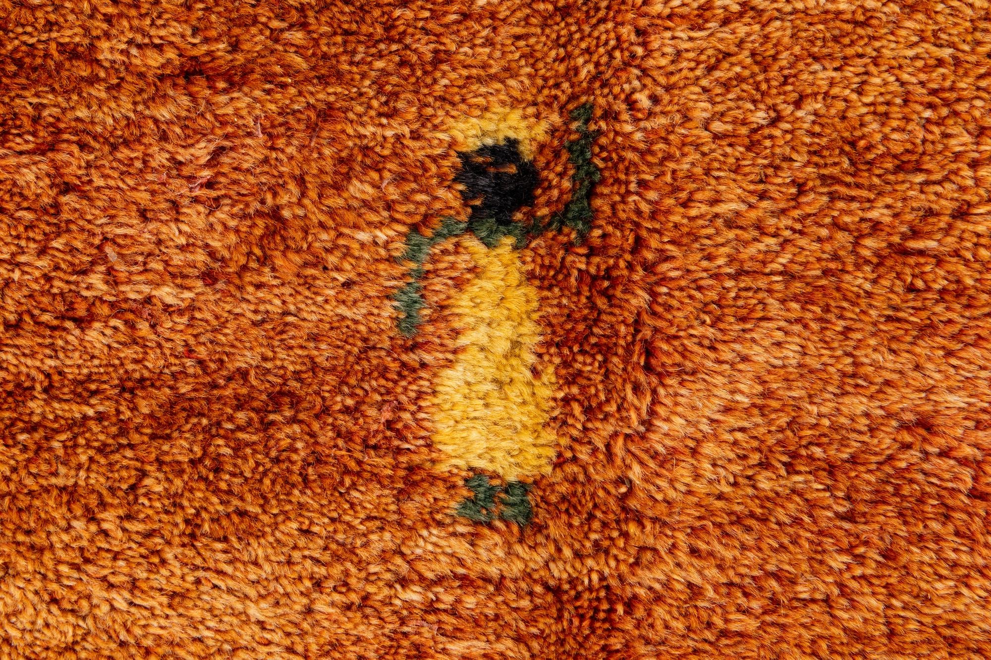 7' 2 x 9' 10 Hand Knotted Indo Gabbeh Wool Rug
