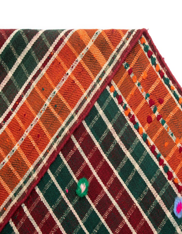 Detail image of 4' 11 x 7' 3 Jajim Wool Rug