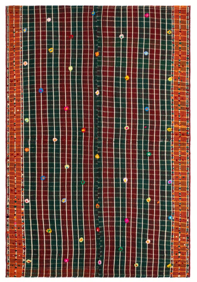 Detail image of 4' 11 x 7' 3 Jajim Wool Rug