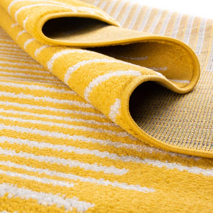 Detail image of Custom Yellow Kai Rug