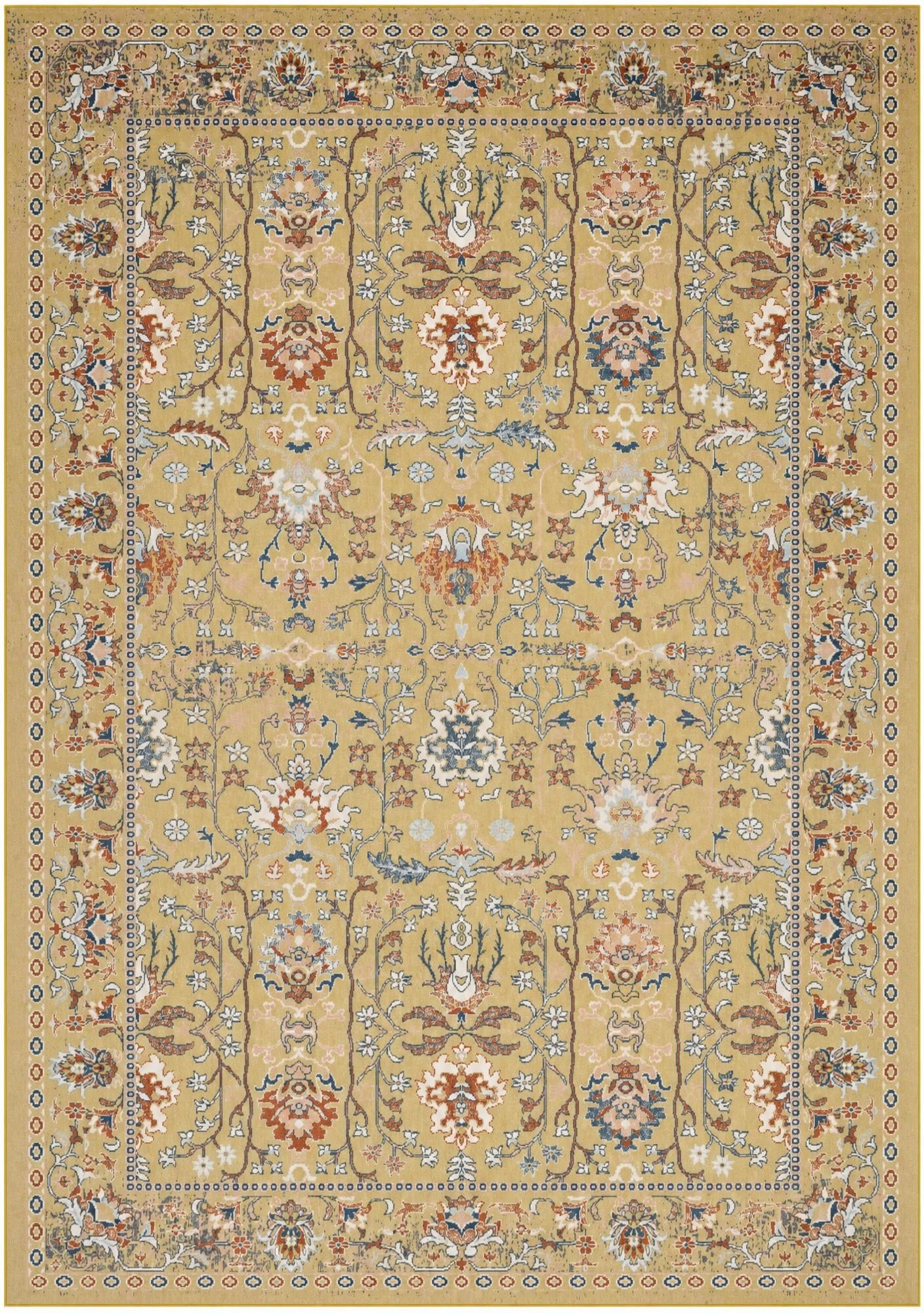 Yellow Kamala Washable Rug