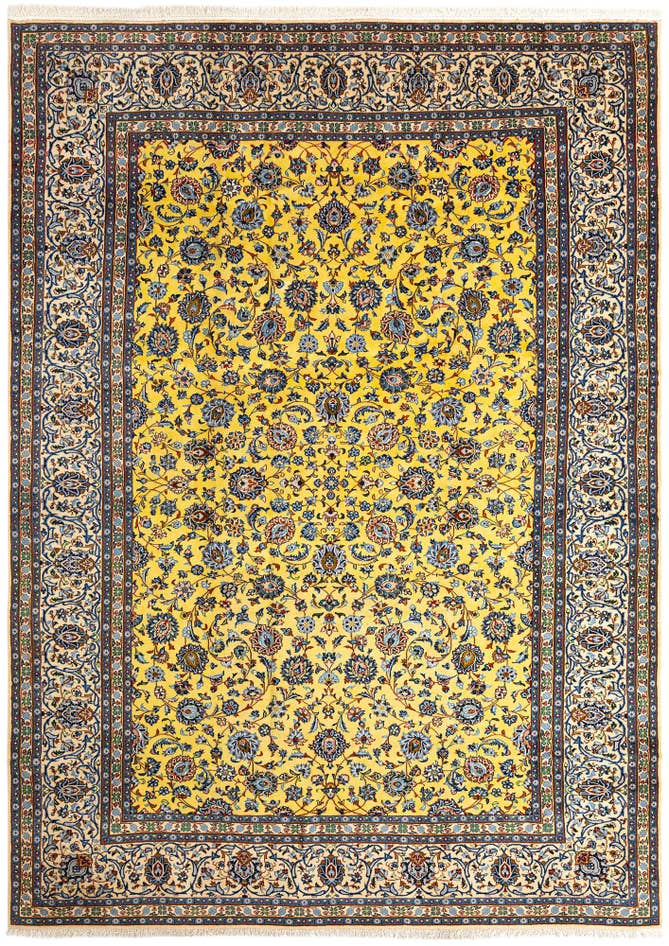 Detail image of 9' 6 x 13' 5 Kashan Rug