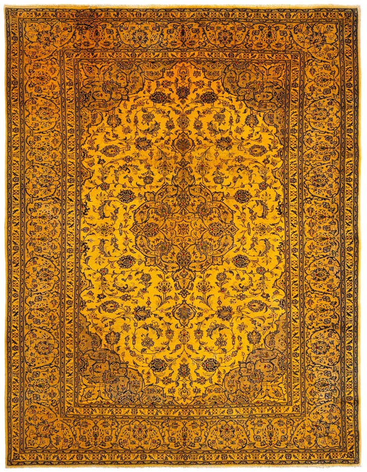 Detail image of 8' 2 x 11' 8 Kashan Wool Rug