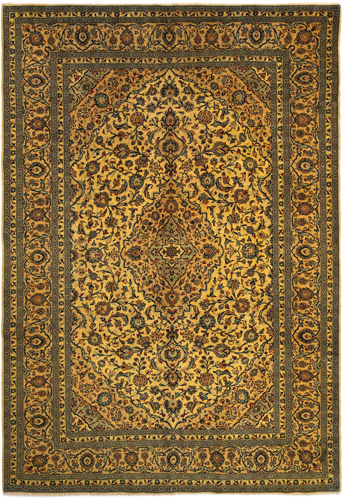 8' 1 x 11' 8 Kashan Wool Rug