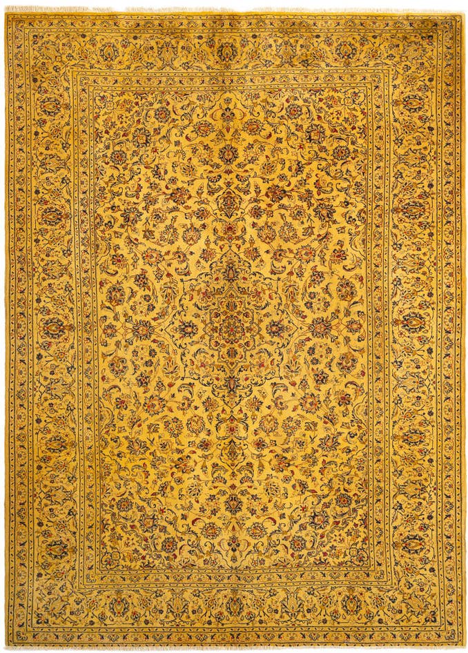 Detail image of 7' 11 x 11' 1 Kashan Wool Rug