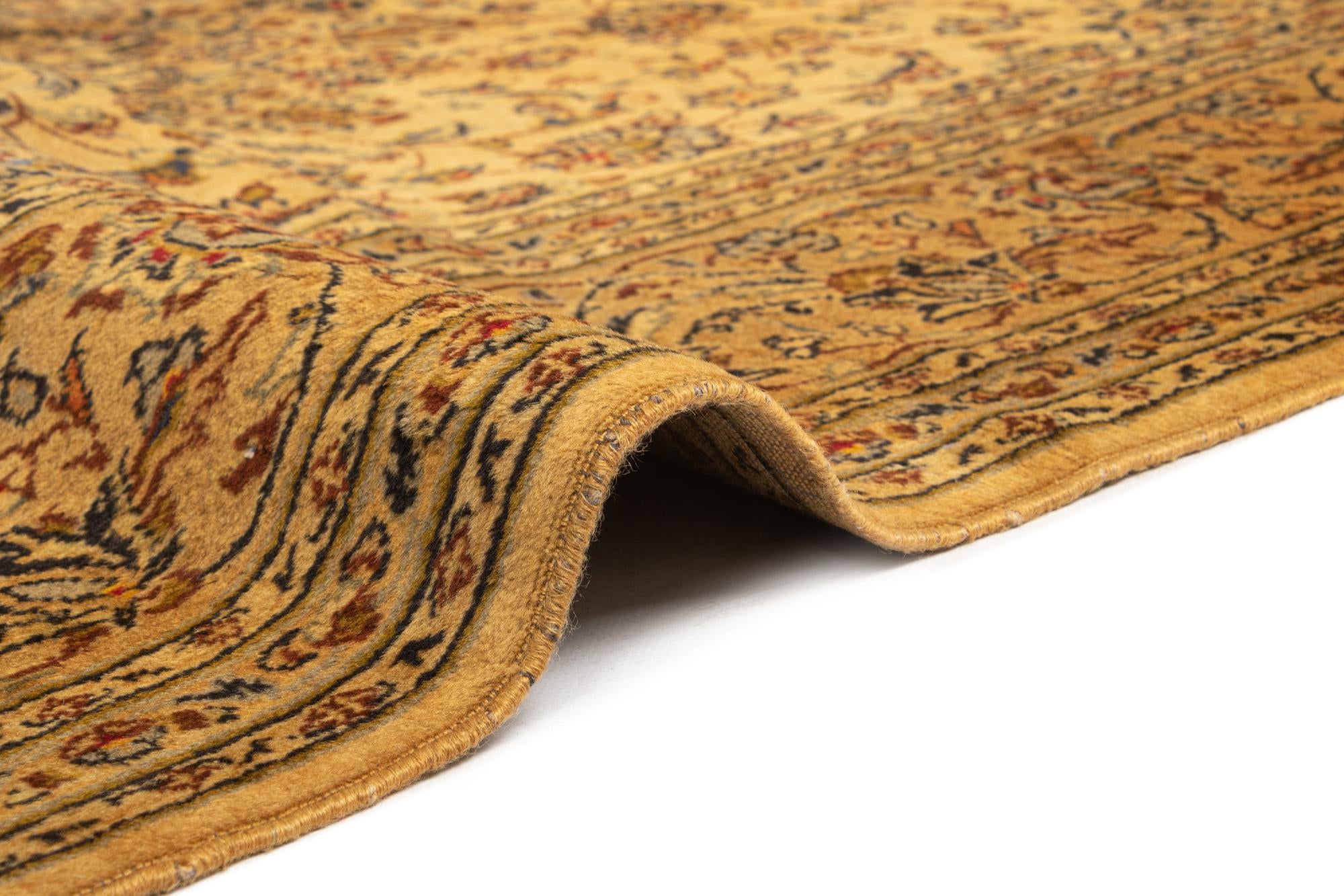 6' 2 x 9' 11 Kashan Wool Rug