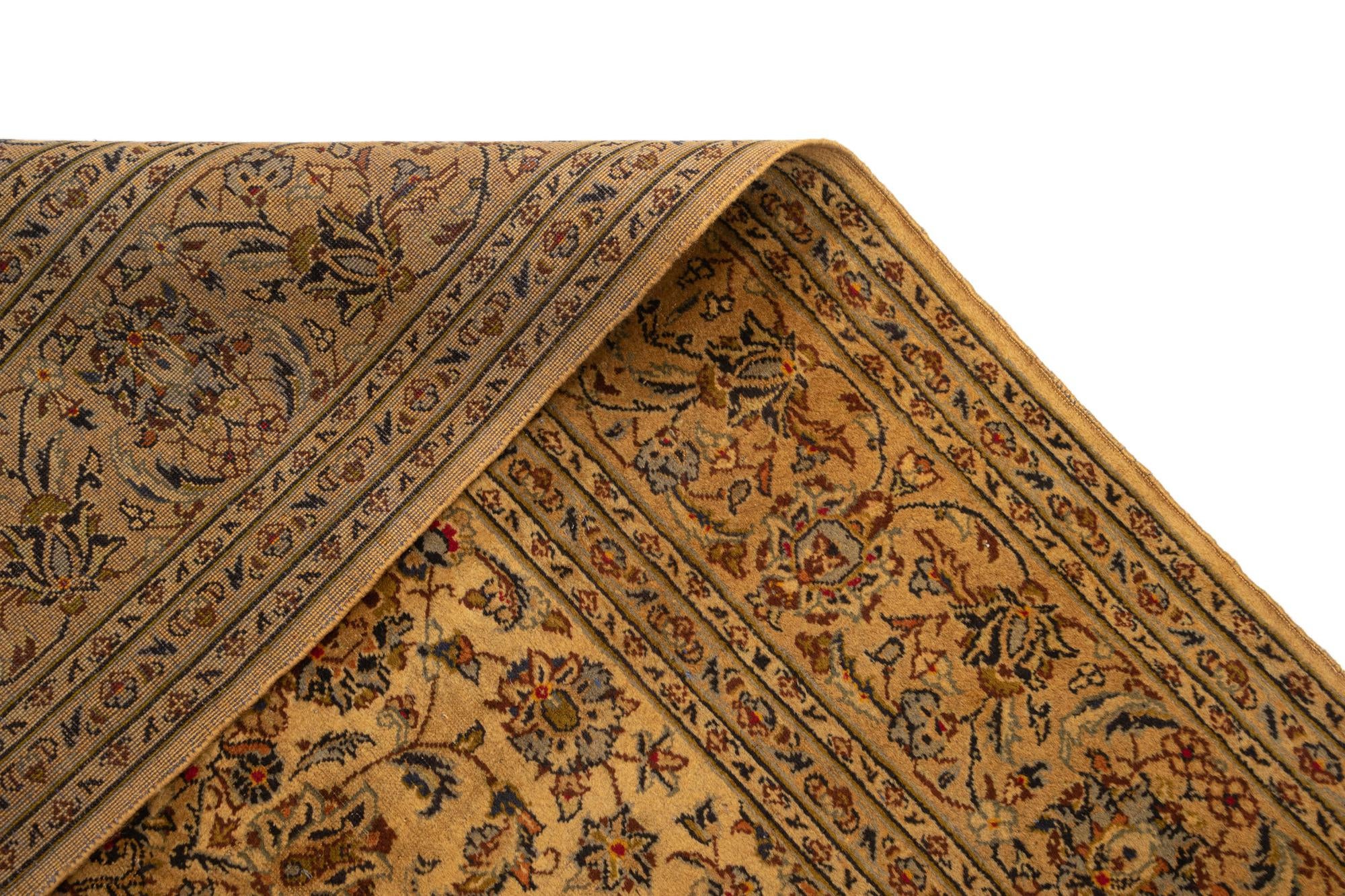 6' 2 x 9' 11 Kashan Wool Rug