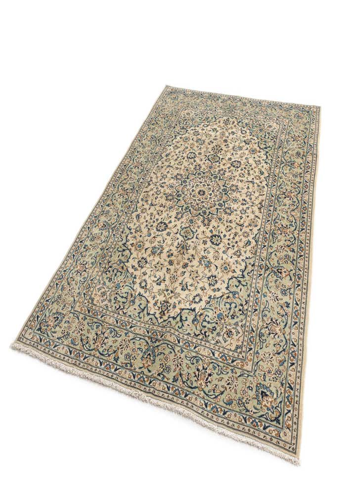 6' 6 x 9' 8 Kashan Wool Rug