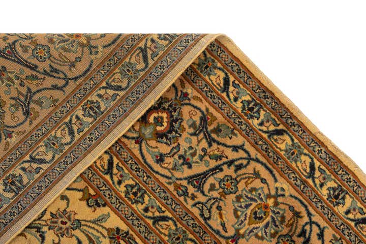 9' 5 x 13' Kashan Wool Rug
