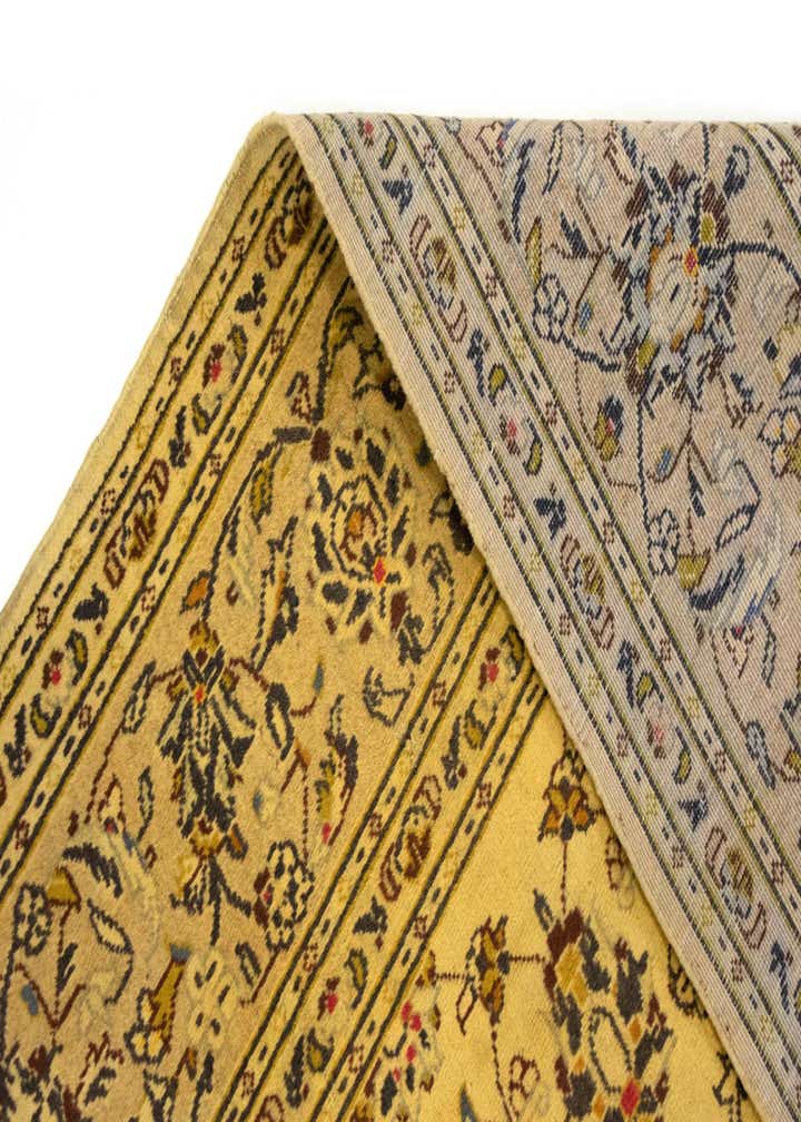 6' 6 x 9' 7 Hand Knotted Kashan Persian Wool Rug