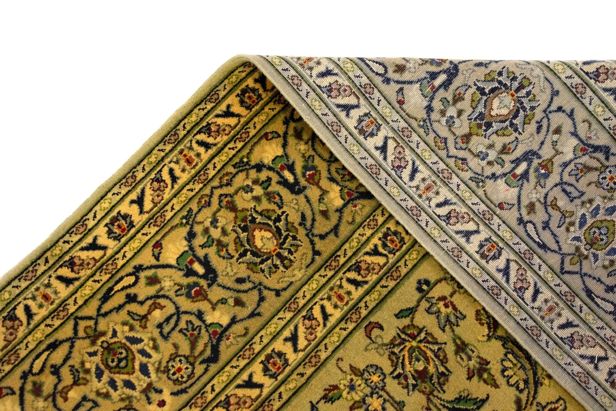 8' 1 x 11' 1 Hand Knotted Kashan Persian Wool Rug