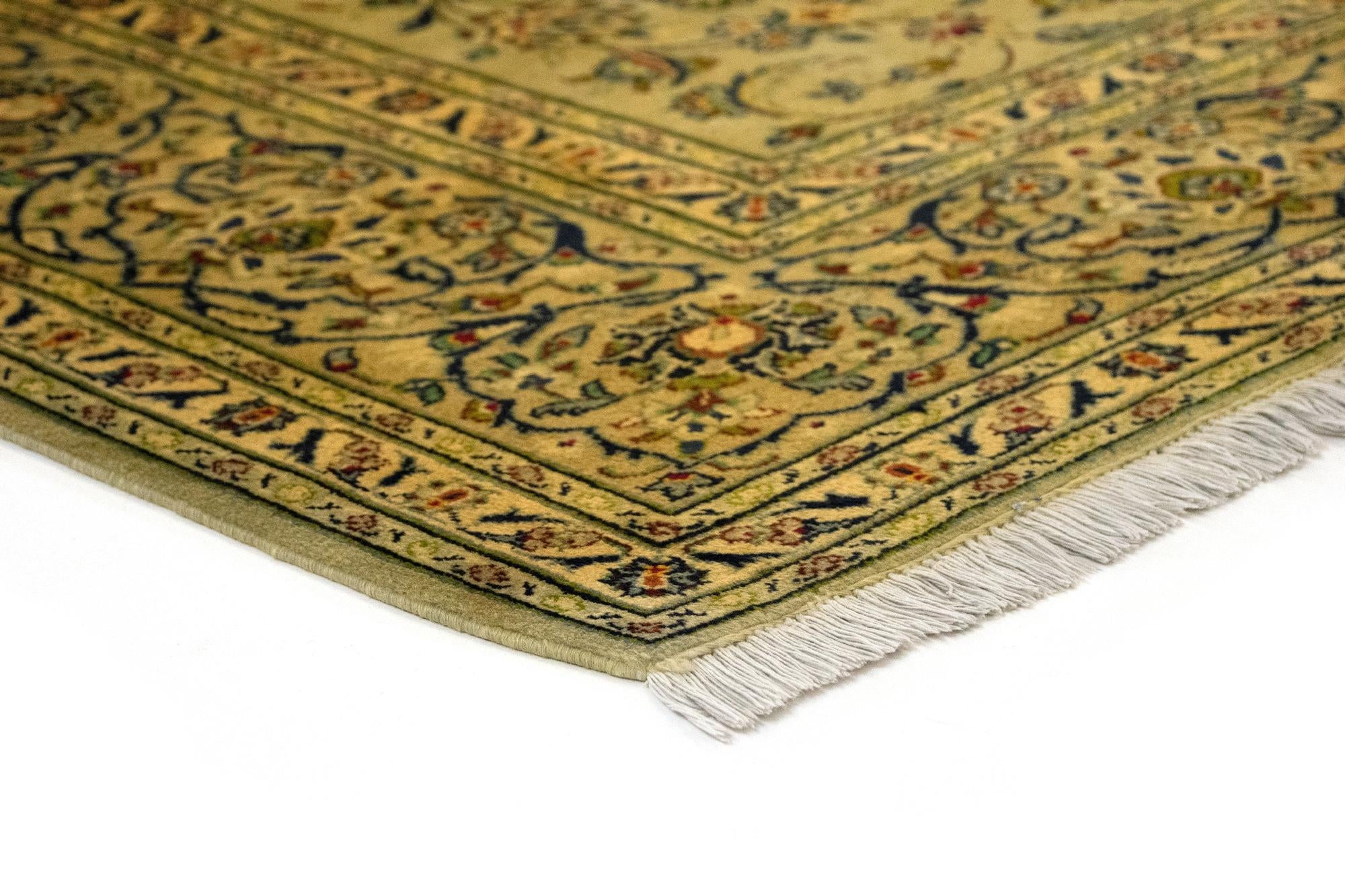 8' 1 x 11' 1 Hand Knotted Kashan Persian Wool Rug