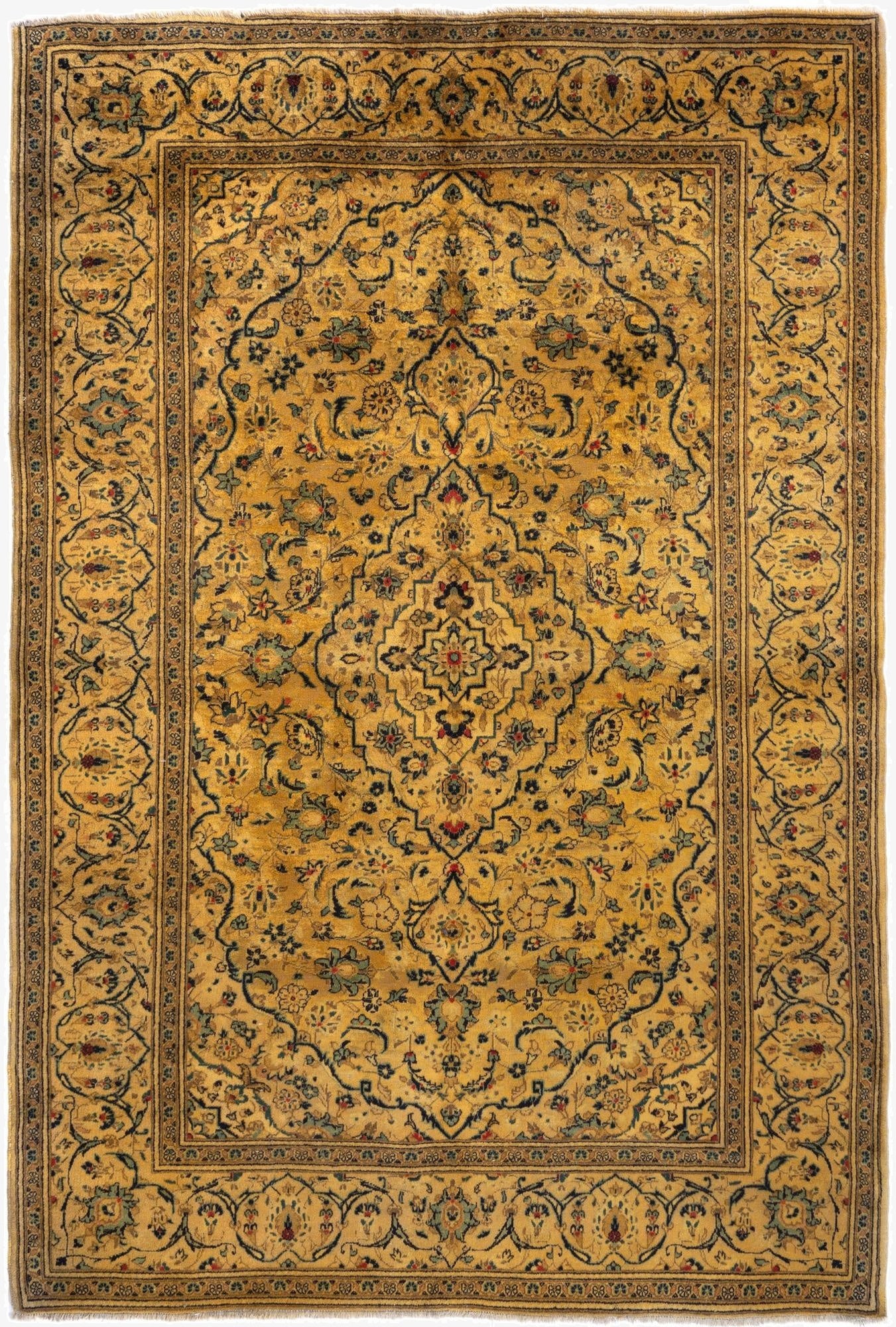 6' 7 x 9' 8 Kashan Rug