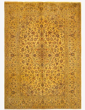 7' 11 x 11' 1 Kashan Wool Rug