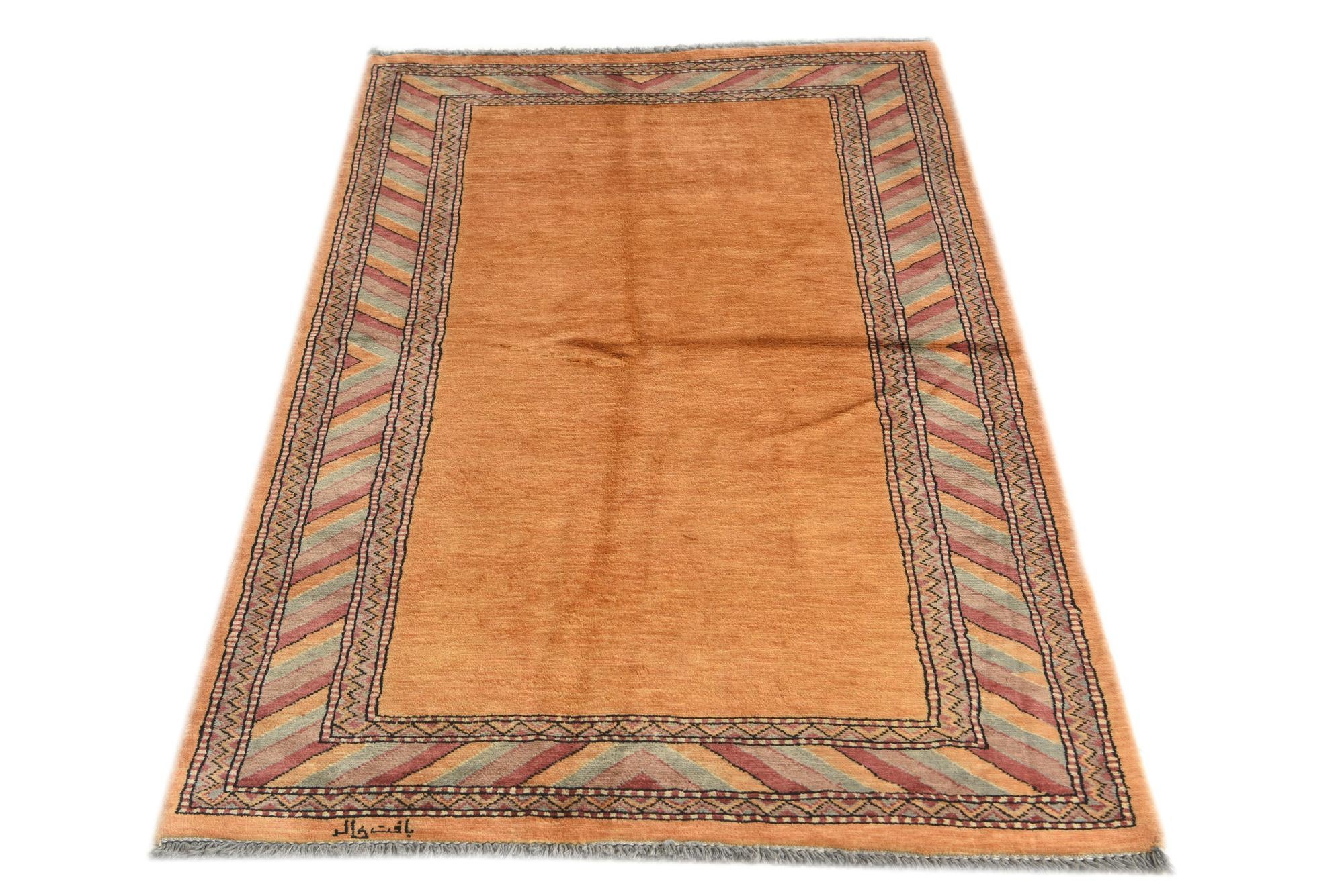 95cm x 145cm anudado a mano Kashkuli Gabbeh Alfombra Oriental Lana
