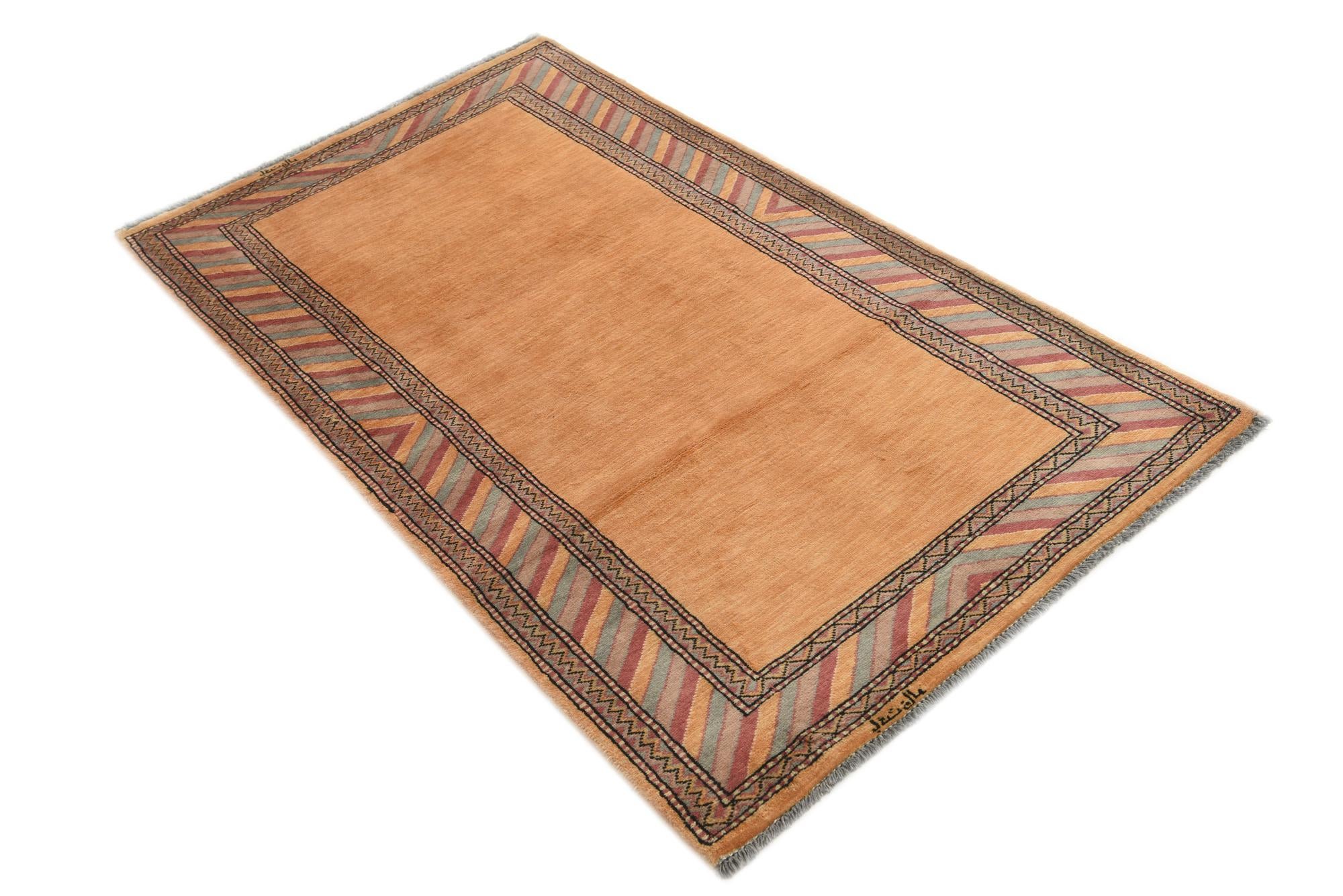 3' 1 x 5' 2 Hand Knotted Kashkuli Gabbeh Oriental Wool Rug