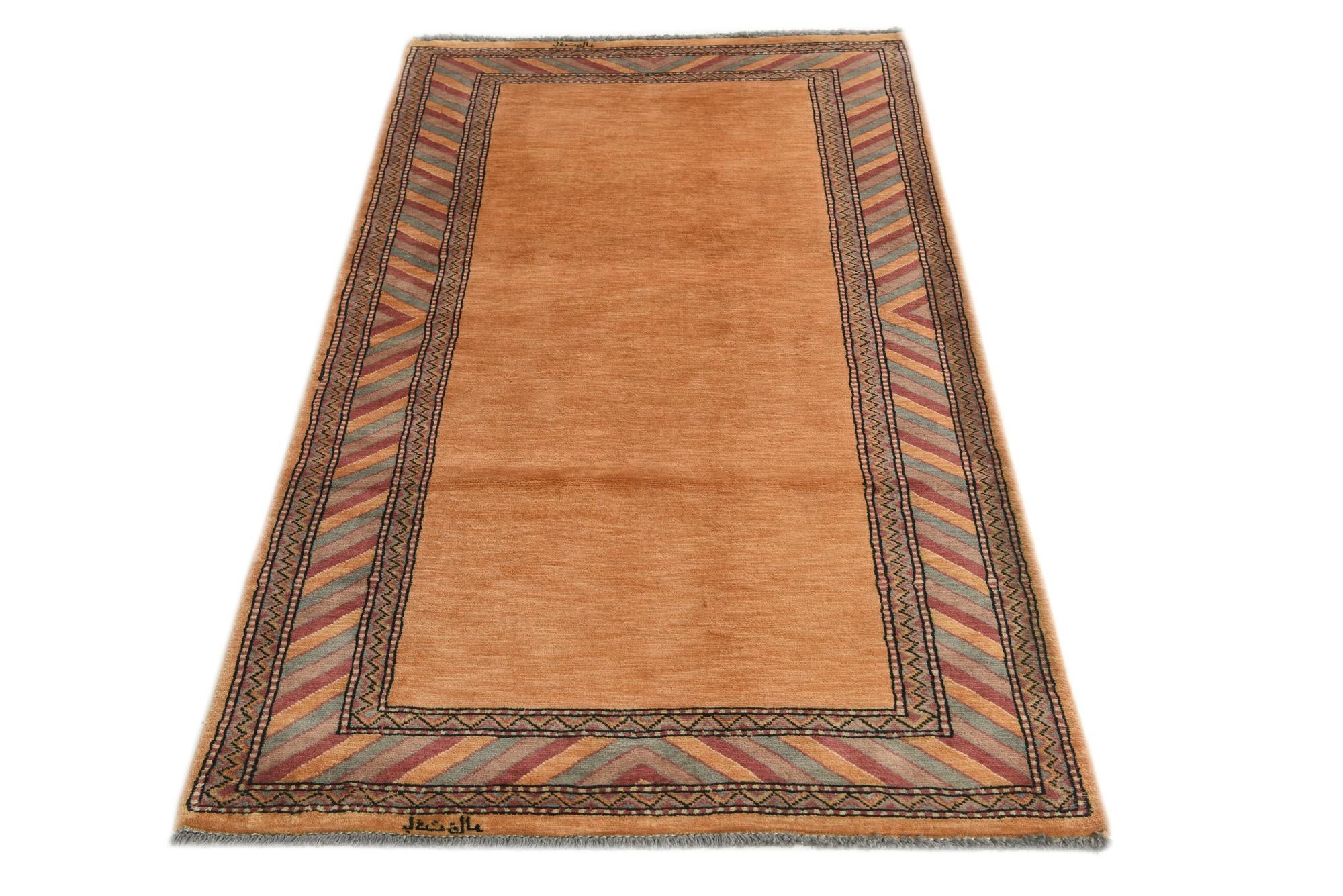 3' 1 x 5' 2 Hand Knotted Kashkuli Gabbeh Oriental Wool Rug