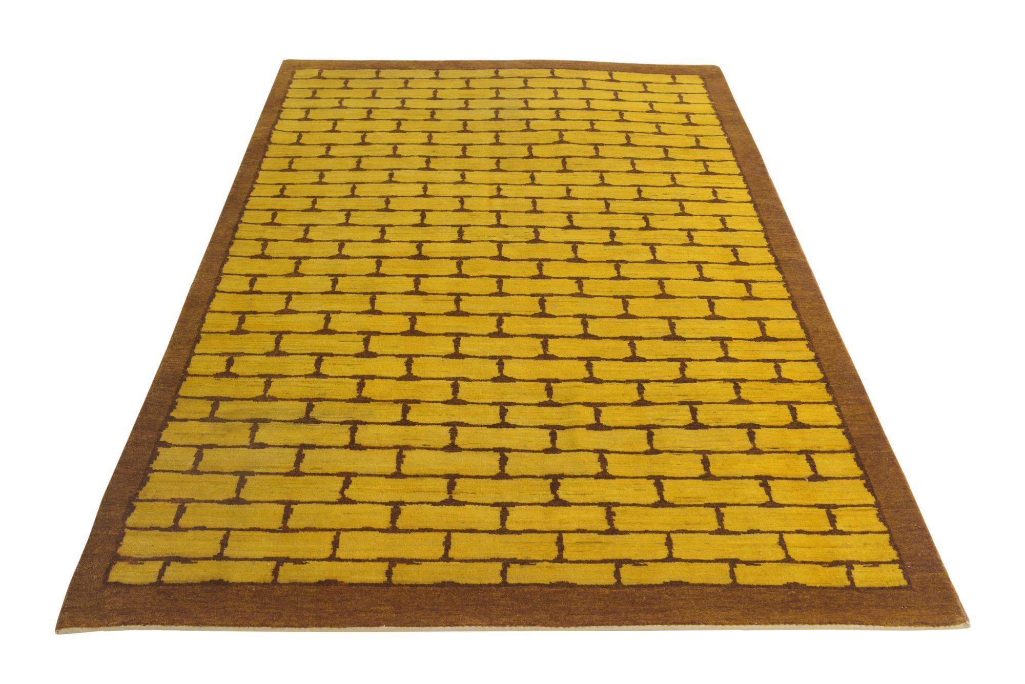 5' 5 x 8' Hand Knotted Kashkuli Gabbeh Oriental Wool Rug