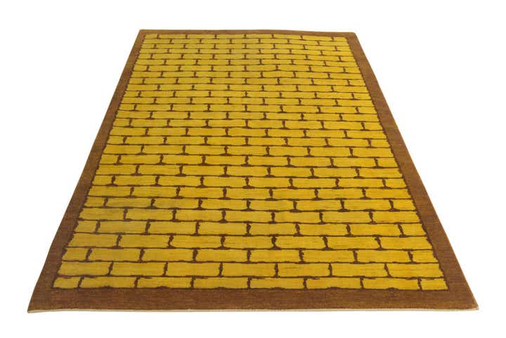 5' 5 x 8' Hand Knotted Kashkuli Gabbeh Oriental Wool Rug