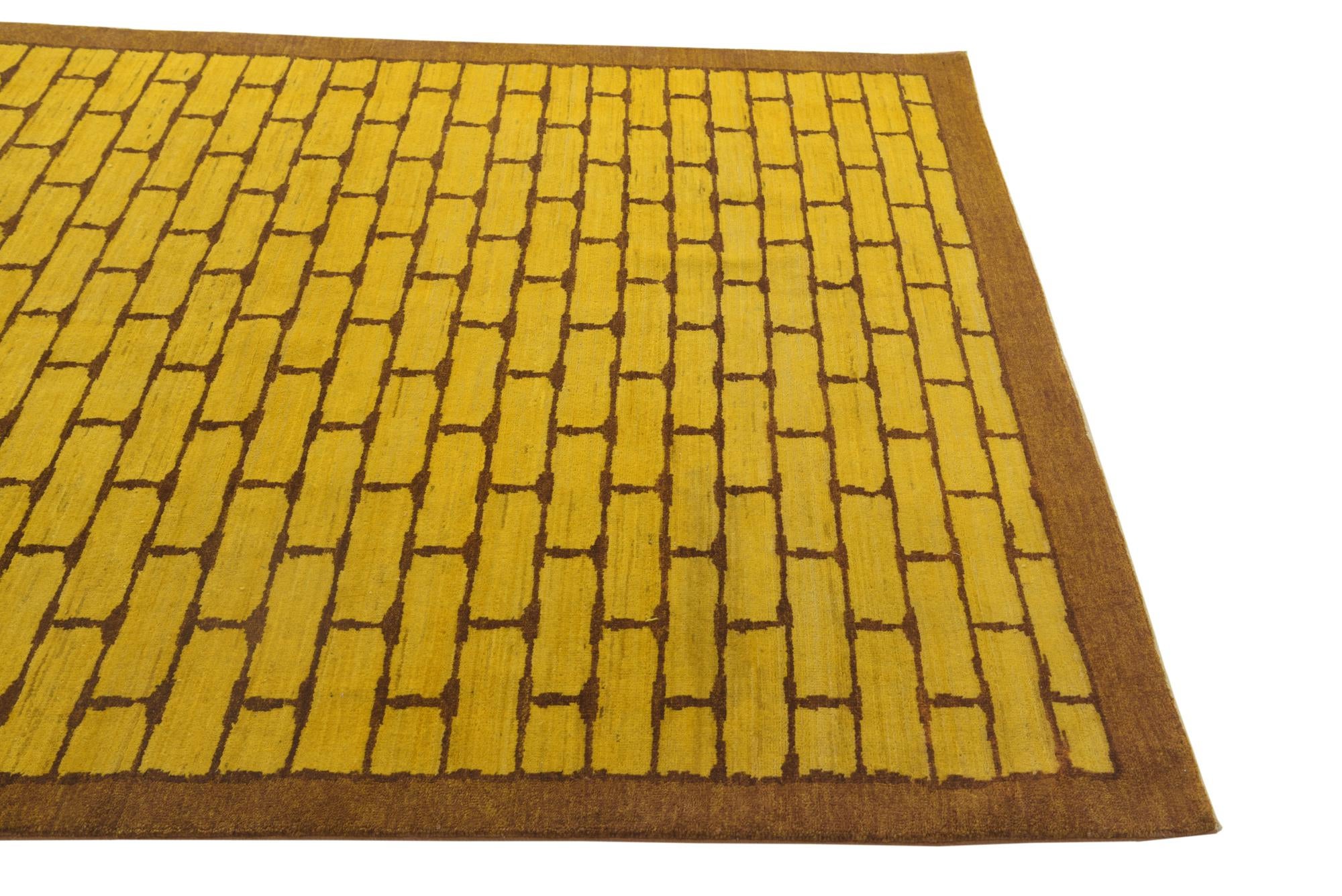 5' 5 x 8' Hand Knotted Kashkuli Gabbeh Oriental Wool Rug