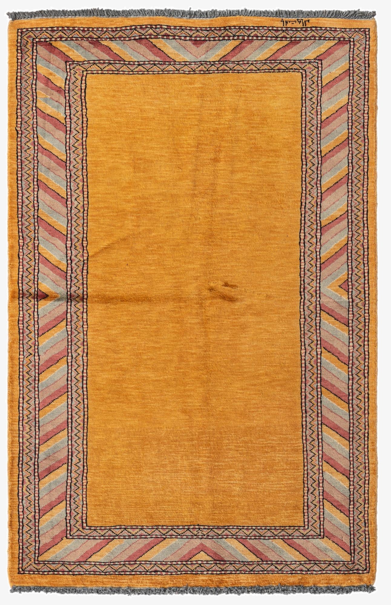 3' 2 x 4' 10  Hand Knotted Kashkuli Gabbeh Oriental Wool Rug